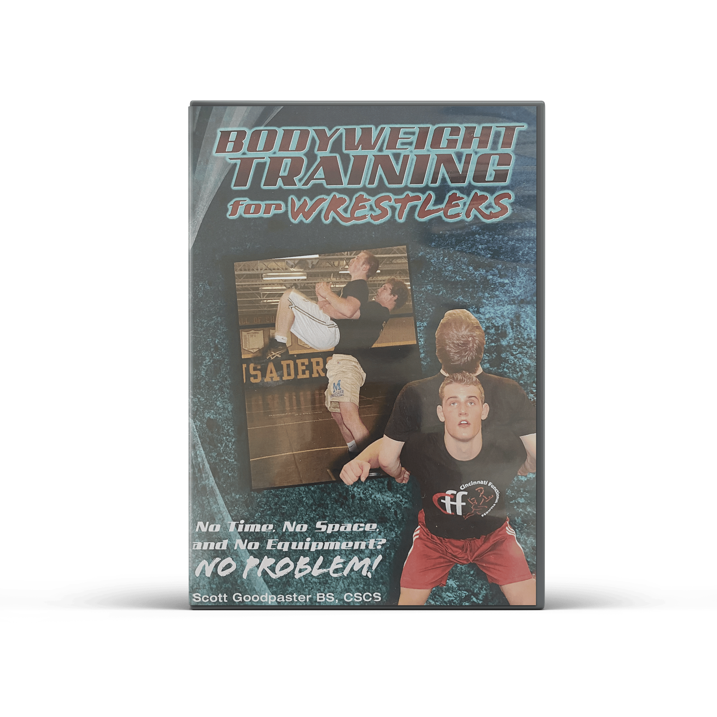 Bodyweight Training for Wrestlers DVD Mockup front Bodyweight Training for Wrestlers DVD Mockup front