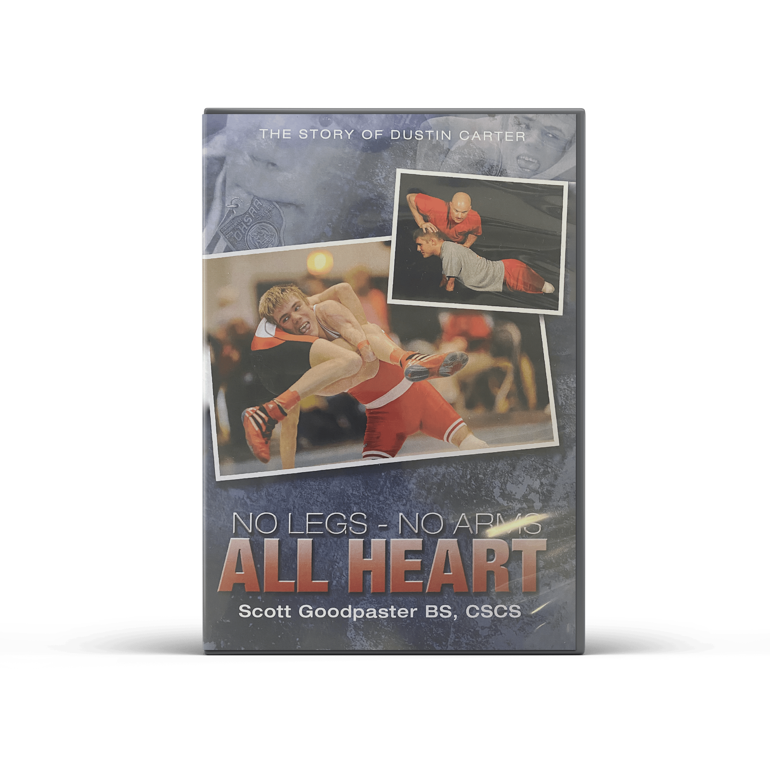 No Legs - No Arms - ALL HEART DVD Mockup front No Legs - No Arms - ALL HEART DVD Mockup front
