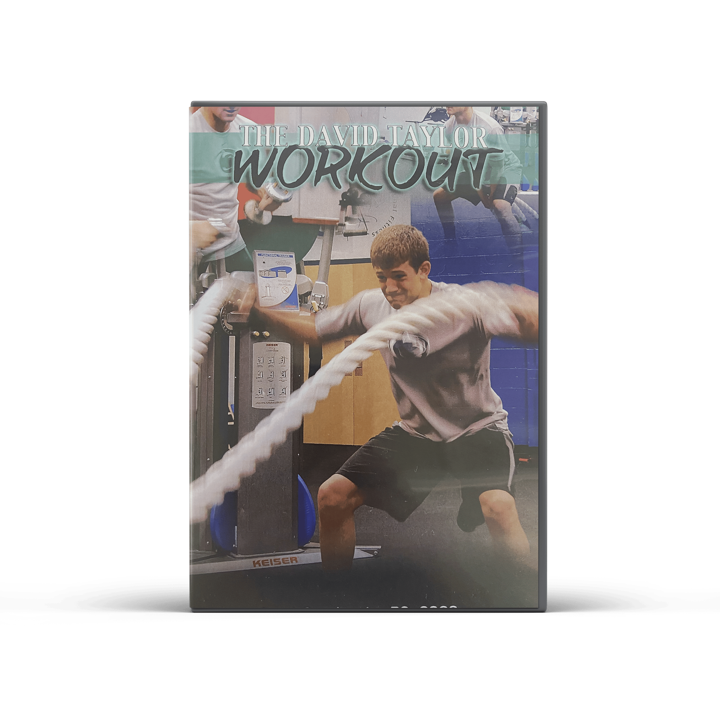 The David Taylor Workout DVD Mockup front The David Taylor Workout DVD Mockup front